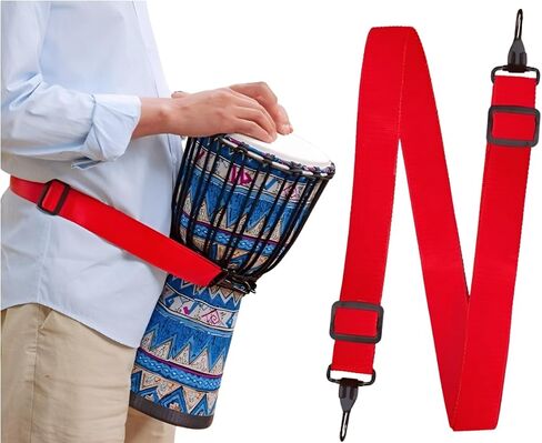 حزام الخصر قابل للتعديل لأسبل Djembe ، حامل أسطوانة اليد الأفريقي ، ملحق أداة الإيقاع in Kuwait