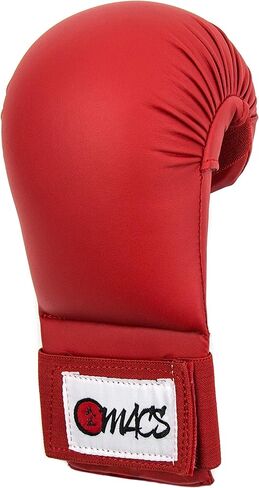 WKF Style Sparring Karate Gloves without Thumb Protection Blue Red White Martial Arts Mitts for Kids and Adults in Kuwait