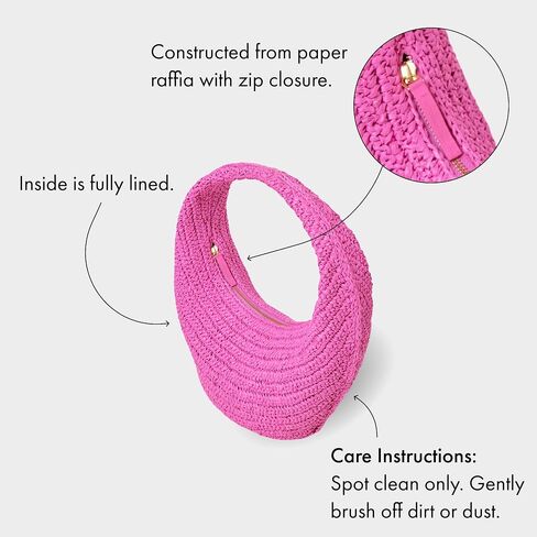 L*Space Aya Bag, Fully Lined Circle Bag Featuring Zipper Closure, Stylish, Everyday Essential Bag for Any Occasion in Saudi Arabia