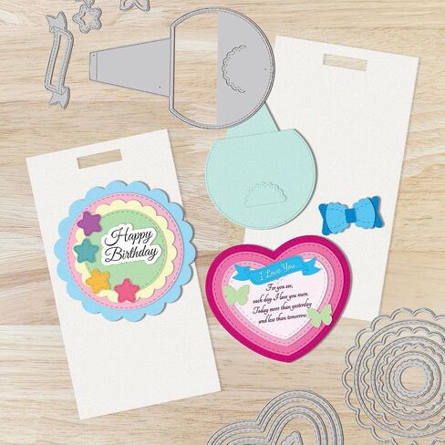 3D Light Box Die Cuts for Card Making Carbon Steel Die Cuts Lantern Style Cutting Dies Frame Stencils Scrapbooking Embossing Template Dies for Craft Birthday Gift Decor Photo Album in Saudi Arabia
