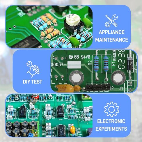 40 قيم 400 PCS 1/2W KITTOR 1Ω-1MΩ ± 1 ٪ مقاومات فيلم المعادن تشكيلة لمشاريع الإلكترونيات وتجارب DIY in Kuwait