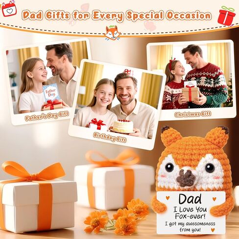 Mini Fox Gifts for Her Him Anniversary Birthday Gifts for Girlfriend Boyfriend Graduation Gift Romantic Wedding Engagement for Women Man I Love You Handmade Crochet Fox Present for Wife Husband Couple in Saudi Arabia