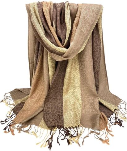 Wrapunzel Pashmina Super Soft Animal Print Scarf for Headwrapping and Fashion. 5 Custom Made Colors of Luscious in Kuwait