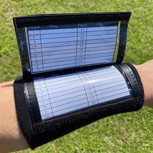 Football Play Wristbands, Triple Window Youth and Adults QB Wristband Playbook, Quarterback Wrist Bands for Plays, Softball Wristbands for Signs in Saudi Arabia
