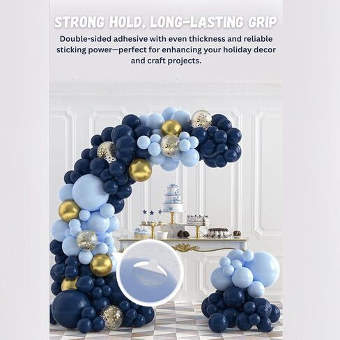 175pcs نقاط لزجة مزدوجة الجوانب - من السهل تقشير نقاط لزجة ، وداحة شريطية لزجة مزدوجة القابلة للإزالة. in Saudi Arabia
