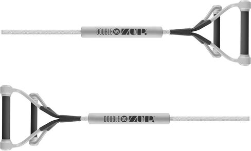 ZUP DoubleZUP Soft Float Tow Handle with 9" Double Handle Design and 60' Low-Stretch Tow Rope Mainline for Wakeboards, Kneeboards, Water Skiing, and Water Sports Activities in Saudi Arabia