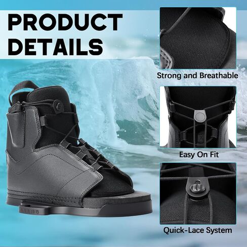 مجموعة Wakeboard ، والأحذية ، والربط (55 × 16.7 / 140 × 42.5 سم ، والأحذية: الرجال 7-11 / نساء 8.5-11.5) ، مستقرة وآمنة ، من السهل وضعها وضبطها ، للمبتدئين ، المتوسطة ، والمتقدمين المتقدمين in Saudi Arabia