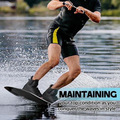 مجموعة Wakeboard ، والأحذية ، والربط (55 × 16.7 / 140 × 42.5 سم ، والأحذية: الرجال 7-11 / نساء 8.5-11.5) ، مستقرة وآمنة ، من السهل وضعها وضبطها ، للمبتدئين ، المتوسطة ، والمتقدمين المتقدمين in Saudi Arabia