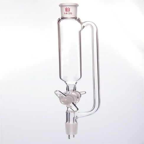 Constant Pressure drip Funnel, No tick Marks, Glass Valve, Addition Funnel, Borosilicate Glass,(F621460GW) in Saudi Arabia