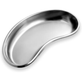 Emesis Basin - Durable Stainless Steel, Medical, Dental, Instrument for Patient Care with Easy-to-Clean Surface and Autoclave Compatibility - Available 6.5", 8.5", 10.5", 12.5" (8.5") in Kuwait