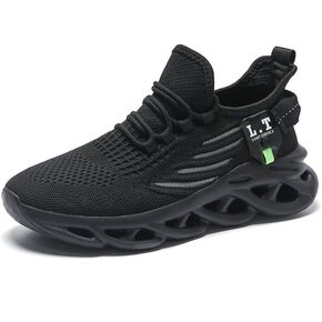 Men Running Shoes Slip On Walking Tennis Gym Sneakers Outdoor Trail Trainers Athletic Jogging Sneaker Road Fashion Workout Breathable Shoes in Kuwait
