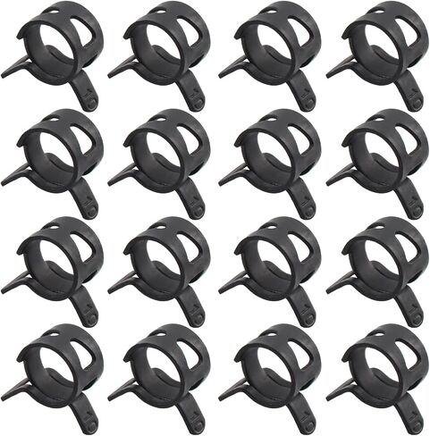 50 Pcs 10mm 0.39 inch Spring Band Type Clamps for Air Hose Tube Water Pipe Fuel Hose Line Vacuum Hose Fit 10.5-11.2mm OD Hose in Saudi Arabia