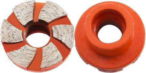 2pcs di35/48/58mm تنظيف العجلة السفلية طحن العجلة أدوات كاشطية تلميع Pebble Flowerpot Stone Ceramic Stone M14 (E.U) ، 5 8-11 Thread (N.A) (2pcs 48mm ، M14 Thread (E.U)) in Saudi Arabia