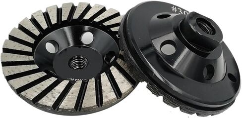 DT- 1pc Aluminum Based Grinding Cup Wheel M14 Thread Grinding Sanding Disc Lower for Marble Granite(1pc 100MM G100 M14) in Kuwait