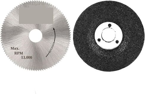 Grinding Wheel Angle Grinder Polishing 2inch Cutting Disc HSS Circular Sawes Bladeing Grinding Wheel Set Cut Off Wheel Angle Grinder Bench Cutting Machine Tool Accessories(2Pcs Set B) in Saudi Arabia
