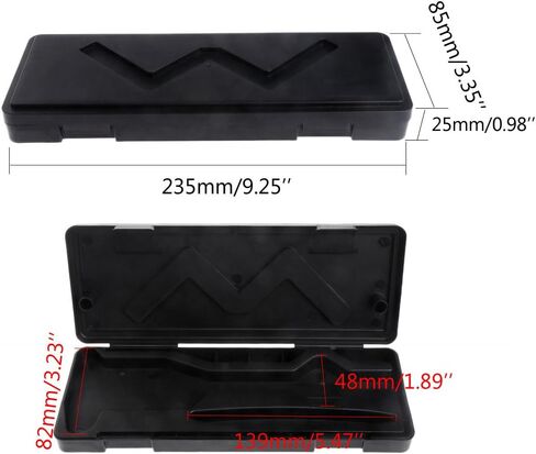 Storage Box for Case Portable Carry for Case for 150mm/6-inch Stainless Steel Electronic Digital Vernier 9.25x3.35x0.98i, Black in Saudi Arabia