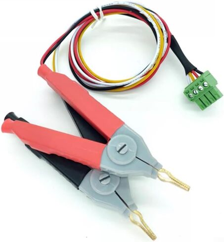 YMC01 Handheld DC Milliohm Meter, Low Resistance Tester Four-Wire Kelvin Measurement Digital Display 2R 20R Range For Electronics Testing For Circuit Board Wire Ohmmeters(large clip 20R) in Saudi Arabia