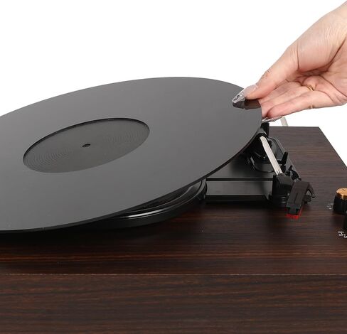 Acrylic Turntable Mat Record Slipmat: 12 Inch Platter Vinyl Slip Mats Record Player Accessories for Anti Static, Enhanced Sound Quality, Reduce Noise (Green) in Kuwait