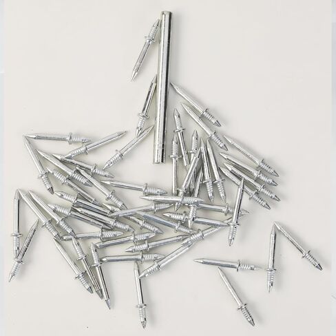 500pcs Double - Head Skirting Thread Seamless Nails with Sleeve Tool Non - Marks, Invisible Security Screws for Wood Veneer in Saudi Arabia