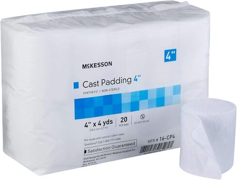 McKesson Cast Padding ، Non-Sterile ، Polyester ، 4 in × 4 YDS ، 20 Count ، 1 Pack in Kuwait