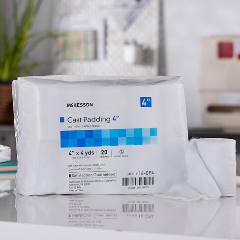 McKesson Cast Padding ، Non-Sterile ، Polyester ، 4 in × 4 YDS ، 20 Count ، 1 Pack in Kuwait