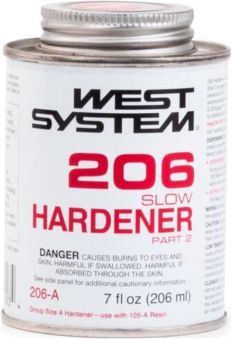 حزمة West System 105A Epoxy الراتنج (32 أونصة سائلة) مع مقوي إيبوكسي بطيء 206A (7 أونصة سائلة). تتضمن أيضًا مضخة واحدة من الراتنج ومضخة واحدة للتصلب. in Saudi Arabia