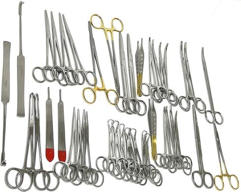 Feline + Canine Spay Pack 91 Piece Premium Stainless Steel Veterinary Set in Kuwait