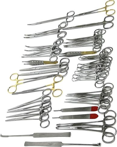 Feline + Canine Spay Pack 91 Piece Premium Stainless Steel Veterinary Set in Kuwait