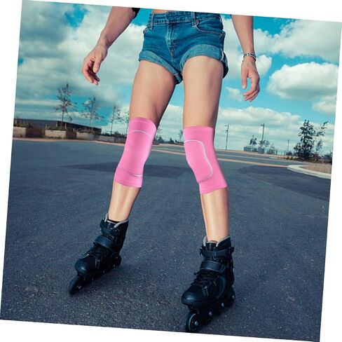 Sports Brace Protective Elastic Pads Sponge Knee Guards for Men Warm Padded Knee Sleeve Elastic Leg Brace in Saudi Arabia