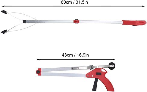منتقي القمامة ، Grabber Reacher ، أداة Grabber Reacher ، القمامة القابلة للطي ، أداة Pickup Raceer Grabber ، ممثل القمامة القمامة القابل للطي لأوراق الحديقة. in Kuwait