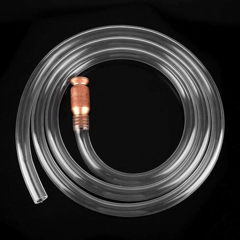 1.8 Meters IStatic PVC Siphon Hose Pump for S Liquid Transfer, Manual Hand Pump for Fuel, and Emergency Use in Saudi Arabia