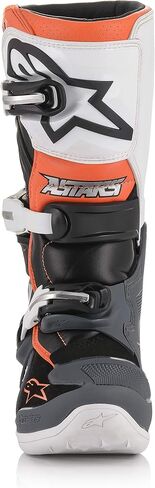 Alpinestars 2015017-1124-07 Tech 7S Boots BLK/GRY/WHT/FLUO ORG SZ 07 in Kuwait