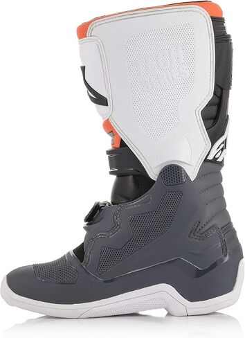 Alpinestars 2015017-1124-07 Tech 7S Boots BLK/GRY/WHT/FLUO ORG SZ 07 in Kuwait