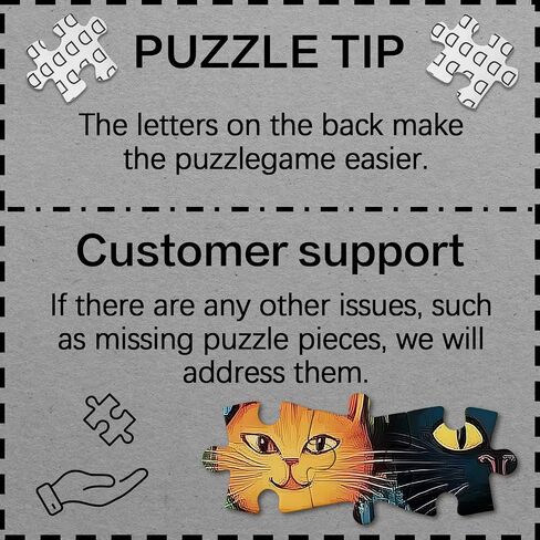 Art Forest Cat Puzzles for Adults 1000 Pieces, Challenging Mountain Plant Kitten Jigsaw Puzzles, Difficult Animal Kitty Painting Puzzle in Kuwait
