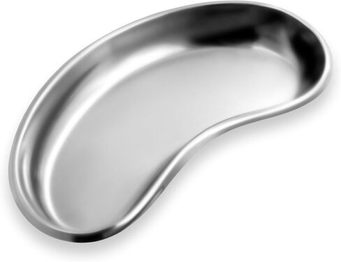 Emesis Basin - Durable Stainless Steel, Medical, Dental, Instrument for Patient Care with Easy-to-Clean Surface and Autoclave Compatibility - Available 6.5", 8.5", 10.5", 12.5" (8.5") in Kuwait
