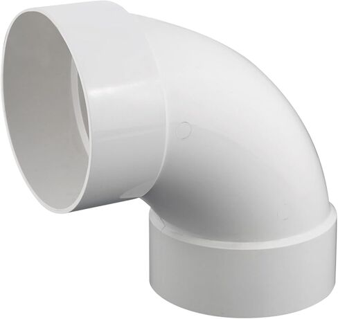 4 "PVC DWV Sanitary 90 ° الكوع منحنى لنفايات الصرف وتجهيزات أنابيب PVC تربط محول اقتران أبيض (4 بوصات) in Saudi Arabia