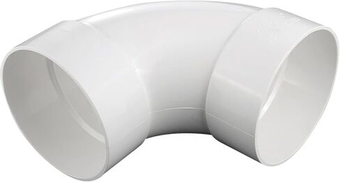 4 "PVC DWV Sanitary 90 ° الكوع منحنى لنفايات الصرف وتجهيزات أنابيب PVC تربط محول اقتران أبيض (4 بوصات) in Saudi Arabia