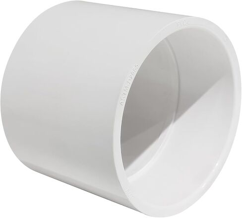 6 "PVC DWV اقتران صحية لنفايات التصريف والتهوية ، تجهيزات برغي أنابيب PVC محول أبيض (6 بوصات) in Saudi Arabia