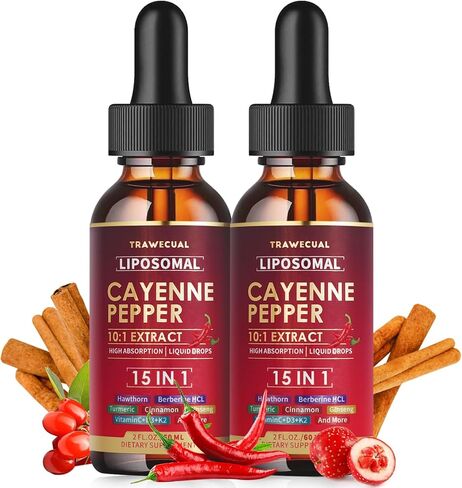 15 في 1 مكملات السائل السائل السائل السائل السائل الشحمي ، مع فيتامين D3 K2 ، و Hawthorn ، و Berberine HCl ، و Beet Root ، وركمه ، والقرفة ، والهضم ، ودعم هيث الدورة الدموية- 2 أوقية لمدة 30 يومًا in Kuwait