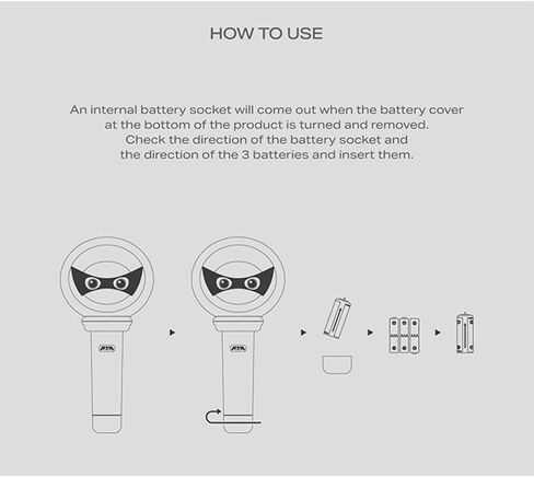 P1Harmony الرسمي Lightstick Ver.2 in Kuwait