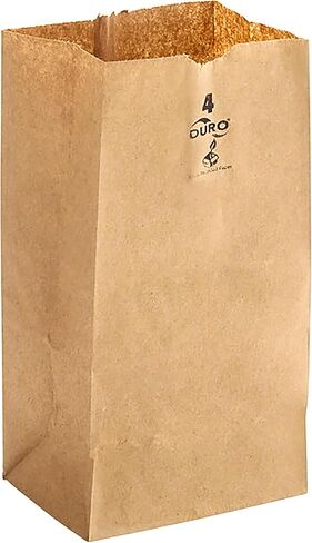 أكياس ورقية Kraft FSC - مصنوعة في الولايات المتحدة الأمريكية (500CT ، 4 رطل) in Kuwait
