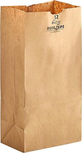 أكياس ورقية Kraft FSC - مصنوعة في الولايات المتحدة الأمريكية (500CT ، 4 رطل) in Saudi Arabia
