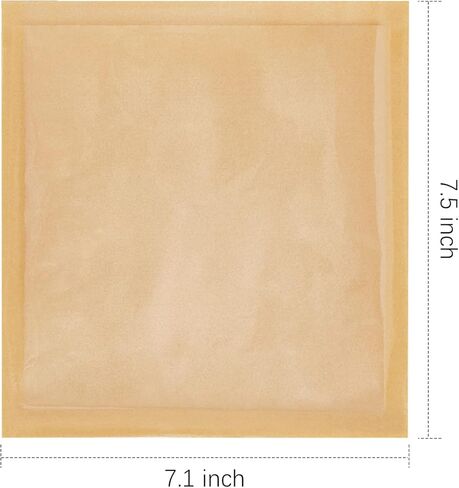 Ocmoiy 100ct Heat-Sealable Bakery Bags with Window for Egg Sandwich, Donut, Cookies Packaging, 7.1x7.5 Inches Clear Front Brown Paper Treat bags To go, Grease-Resistant (100) in Kuwait