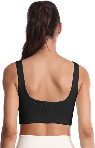 Hybrid & Company Women's Super Comfy Sports Bras Support Crop Top Bralette for Yoga Gym in Kuwait