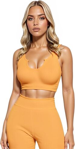 Hybrid & Company Women's Super Comfy Sports Bras Support Crop Top Bralette for Yoga Gym in Kuwait