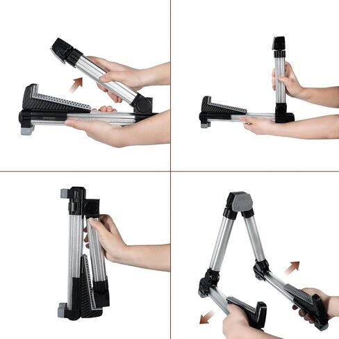 Adjustable, Portable Folding Univerial A-Frame Guitar Stand for Acoustic, Classical, Electric Guitars, Bass, Ukulele, Banjo in Saudi Arabia