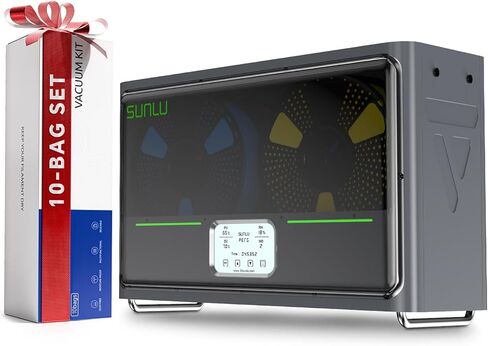 【2025 Special Bundle】SUNLU Official Filament Dryer Box S4,Four-Spool 3D Printer Dehydrator with Rapid Heating, Auto Humidity Control, and Advanced Triple Fan Upgrade, Fits PLA,PETG,ABS,TPU,PA,etc. in Saudi Arabia