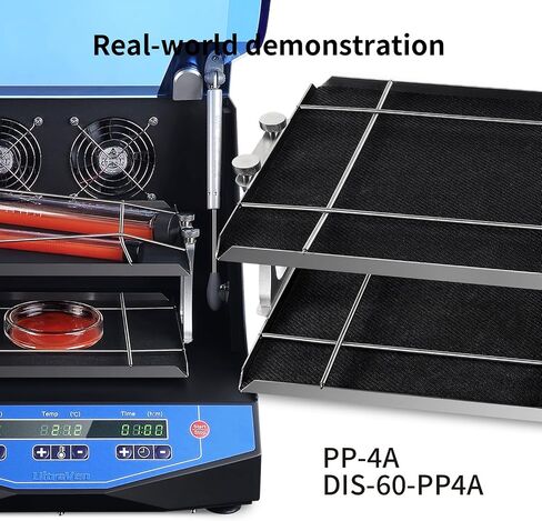 صينية الطبقة المزدوجة ، رف شاكر الحضانة ، رفوف أنبوب الاختبار ، PP-4A ، تنطبق على DIS-60 in Kuwait