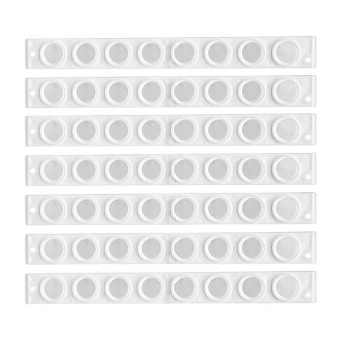 4e's USA Type B - PCR 8 Strip ، 0.1ml ، قبعات مسطحة بصرية غير مرفق ، أبيض ، 125 شرائط/حقيبة in Saudi Arabia