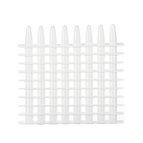 4e's USA Type B - PCR 8 Strip ، 0.1ml ، قبعات مسطحة بصرية غير مرفق ، أبيض ، 125 شرائط/حقيبة in Saudi Arabia
